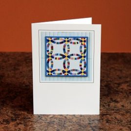 Double Wedding Ring Greeting Card