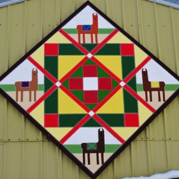 Barn Quilt Tours- Spring time – Baby Llamas
